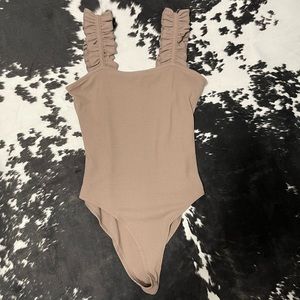 Entro Ruffle Strap Bodysuit